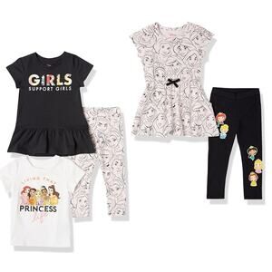 Disney Amazon Essentials Girls Mix-and-match Outfit 5 piece Set NEW Size X-large